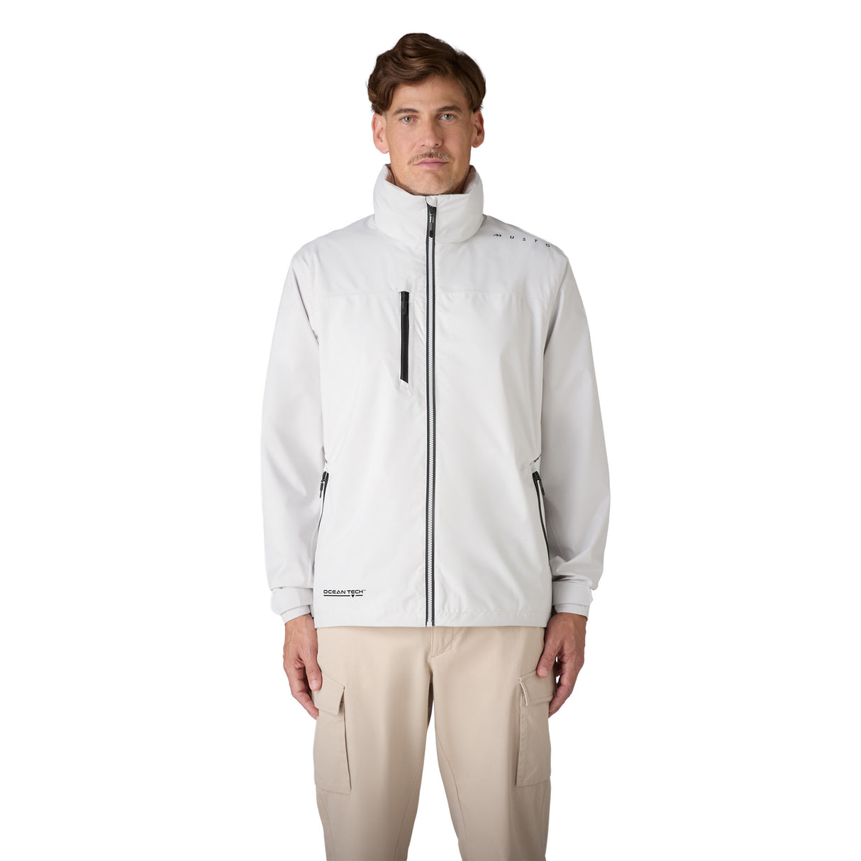 Musto Men's Evo Waterproof Crew Jacket #colour_white
