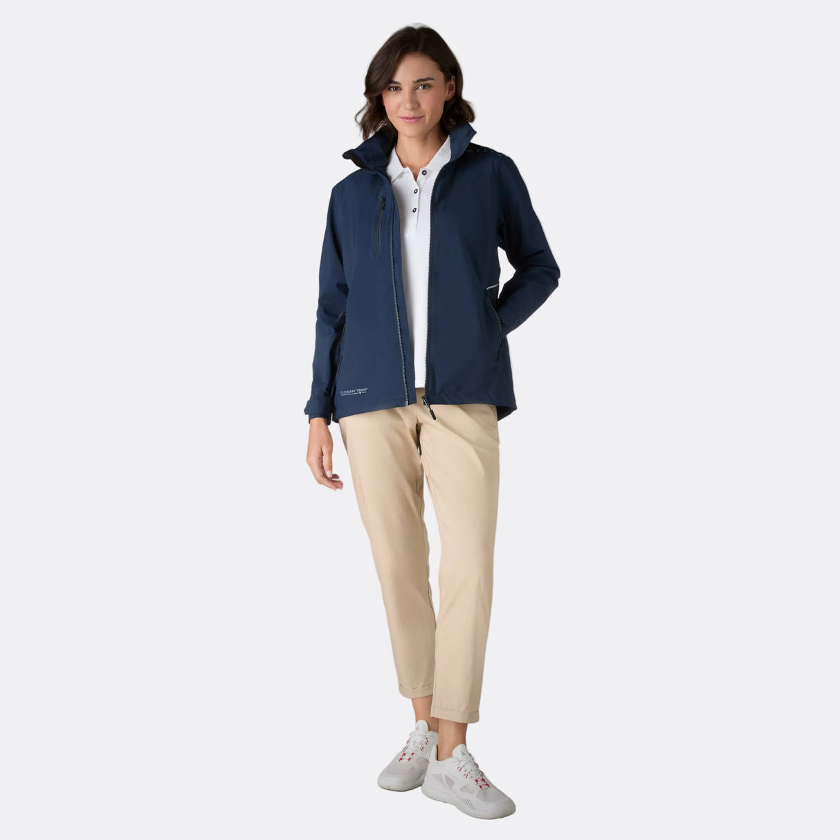 Musto Women's Evo Waterproof Crew Jacket #colour_navy