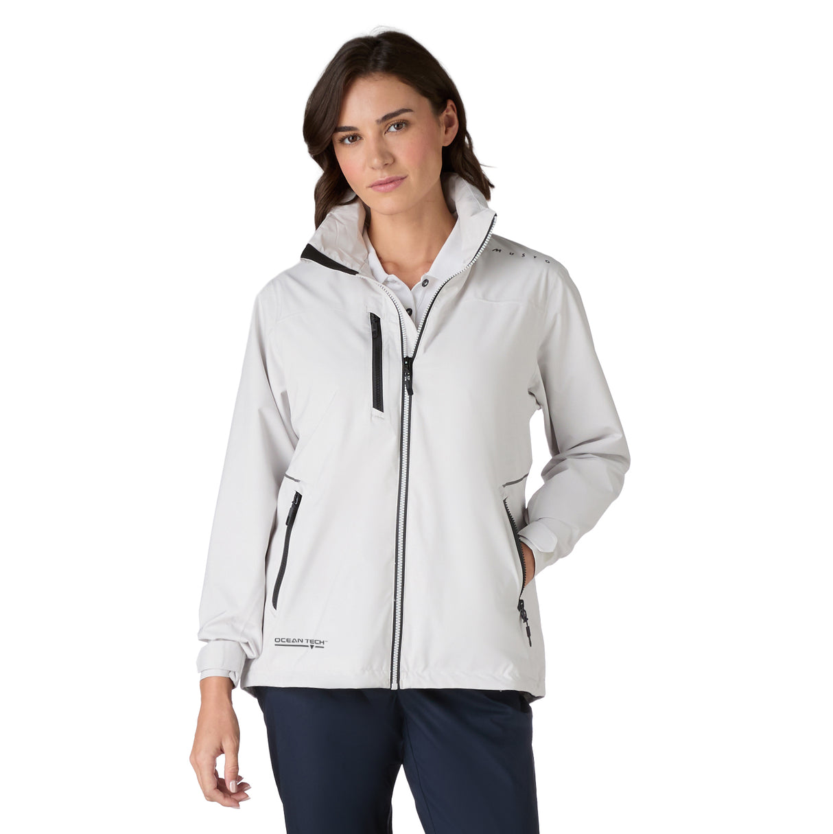 Musto Women's Evo Waterproof Crew Jacket #colour_white
