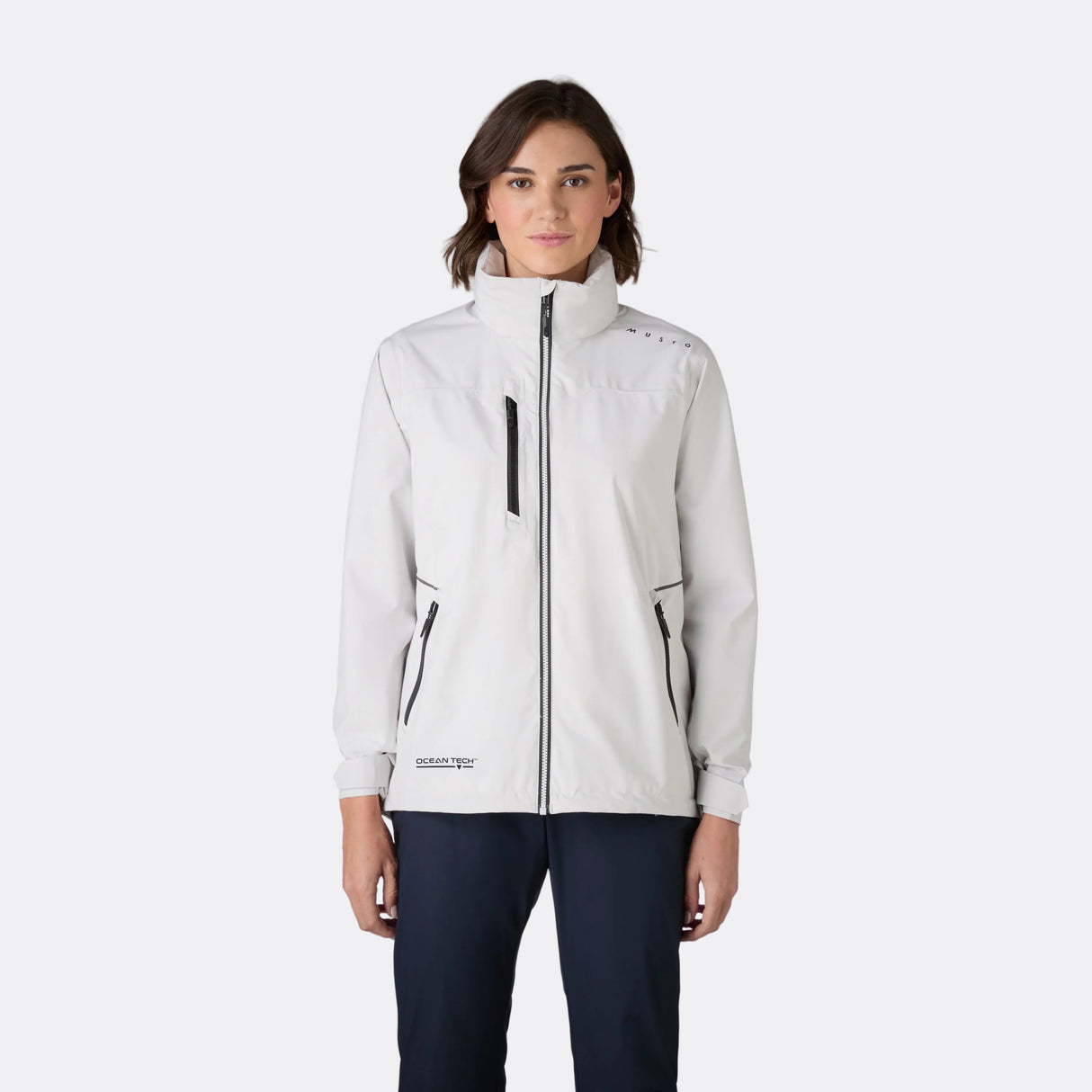 Musto Women's Evo Waterproof Crew Jacket #colour_white