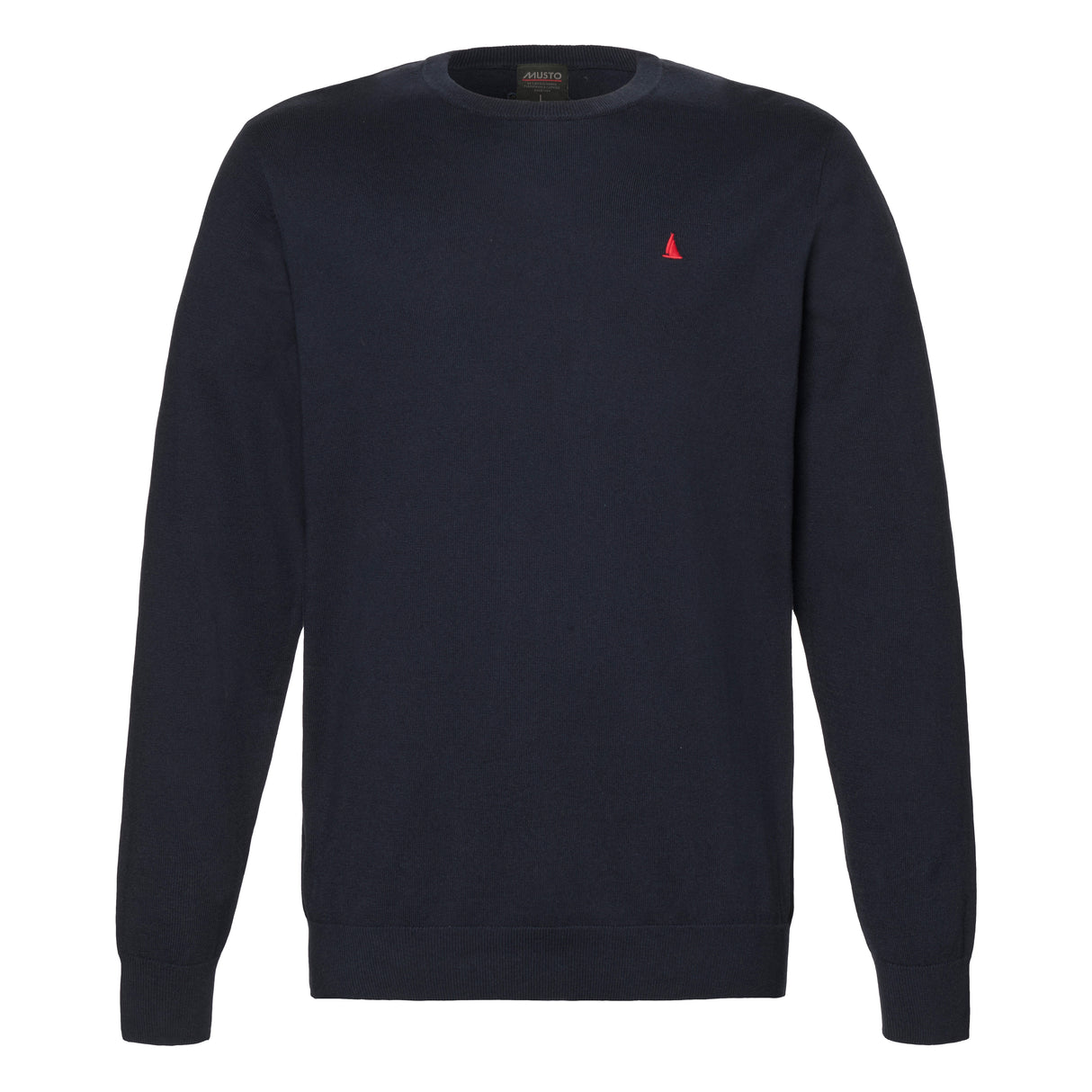 Musto Men's Original Lite Crew Knit #colour_navy