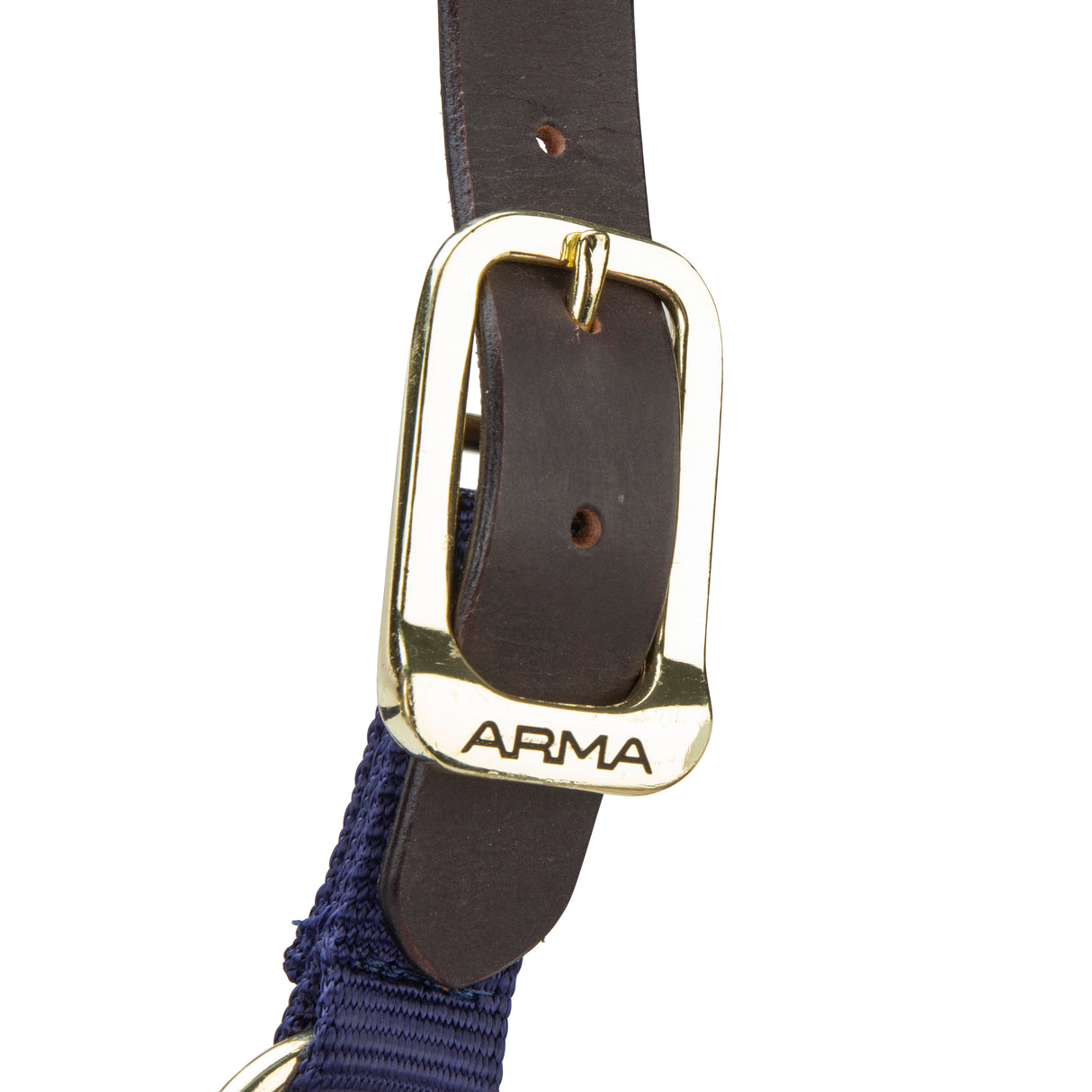 Shires ARMA Premium Adjustable FieldSafe Headcollar #colour_navy