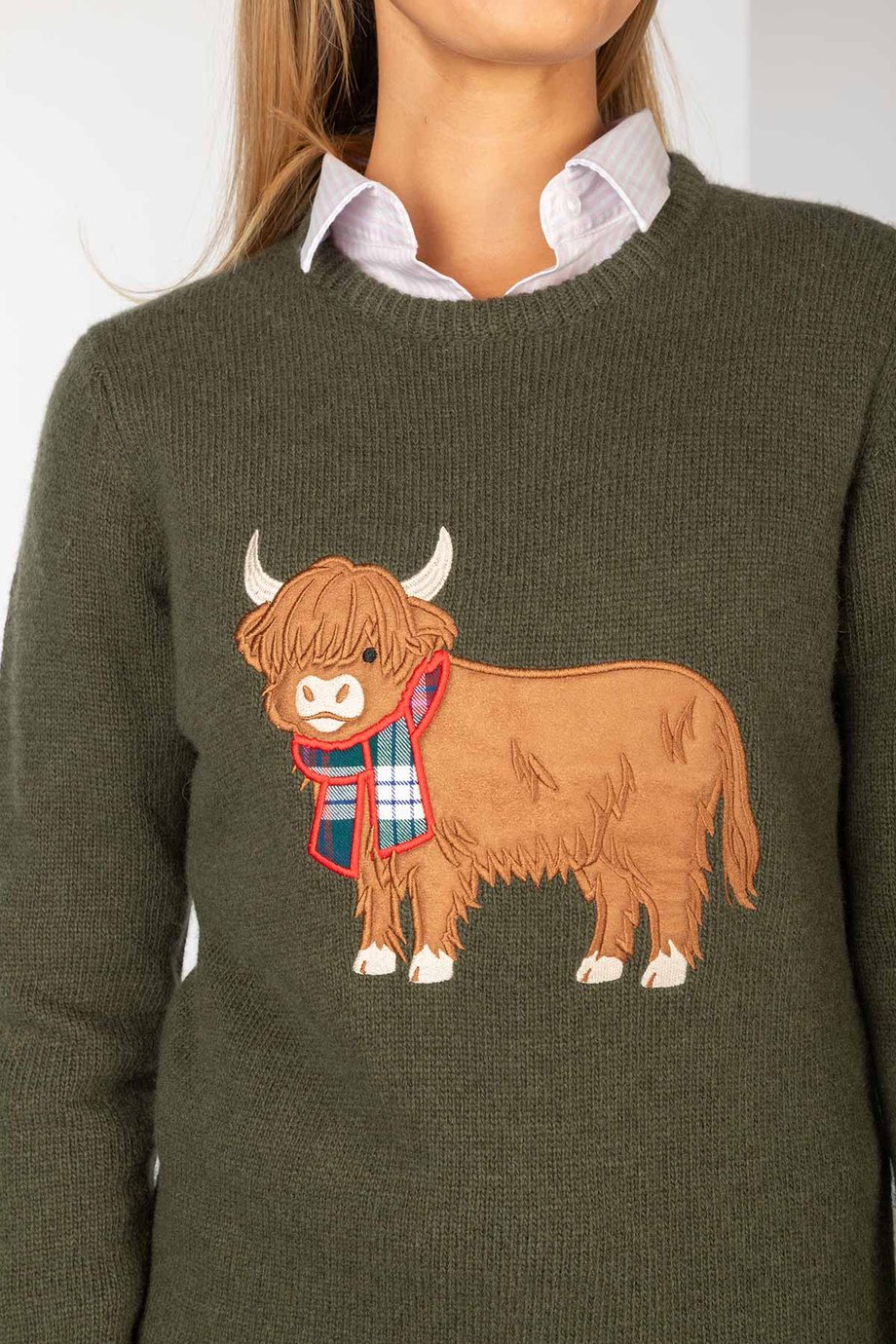 Rydale Ladies Crew Neck Character Knit Jumper