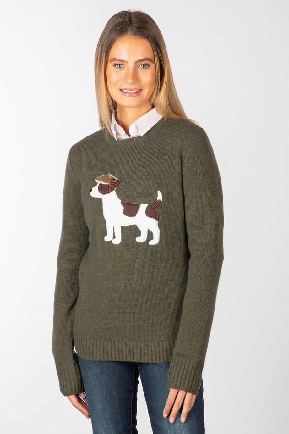 Rydale Ladies Crew Neck Character Knit Jumper