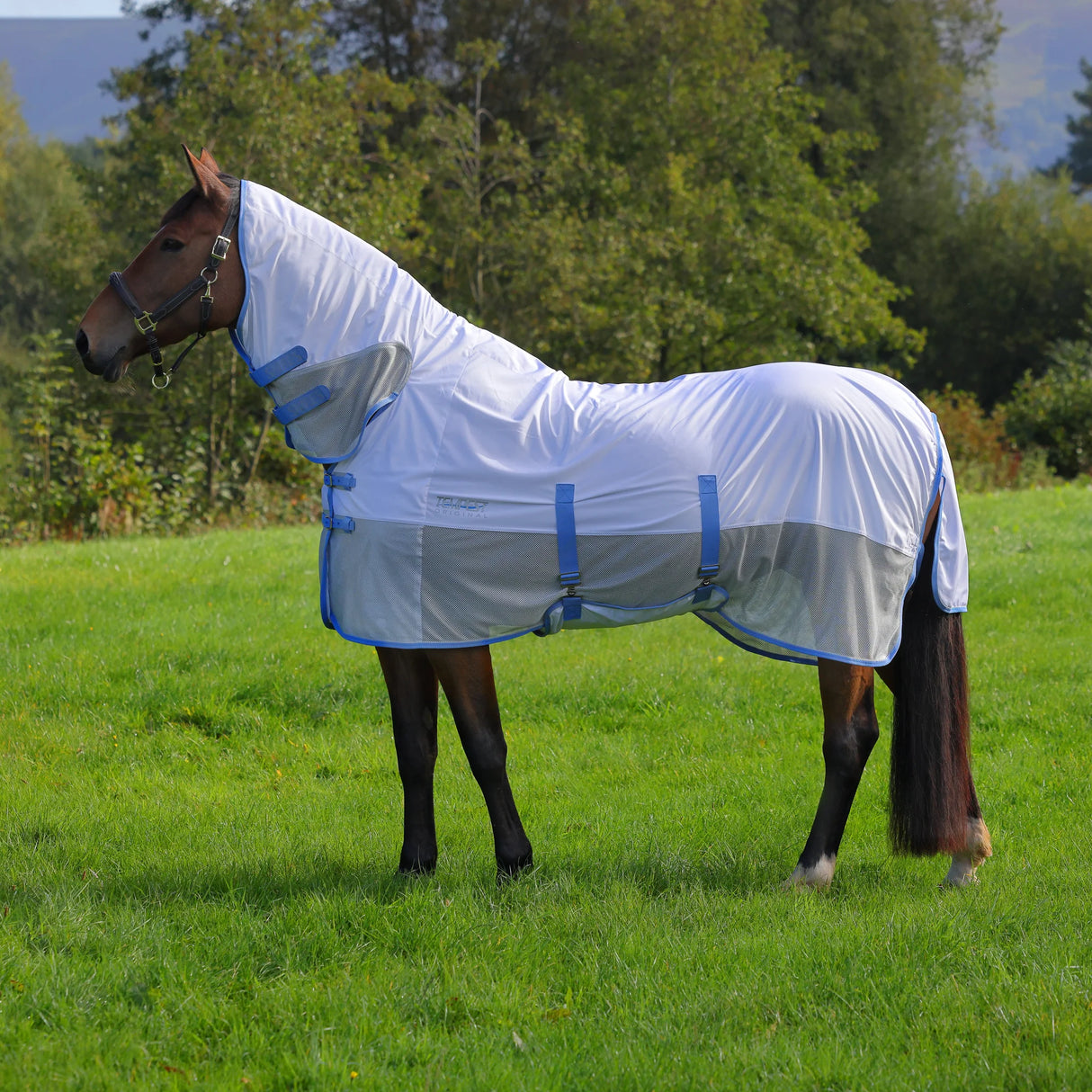 Shires Tempest Original Fly Mesh Combo Rug #colour_white