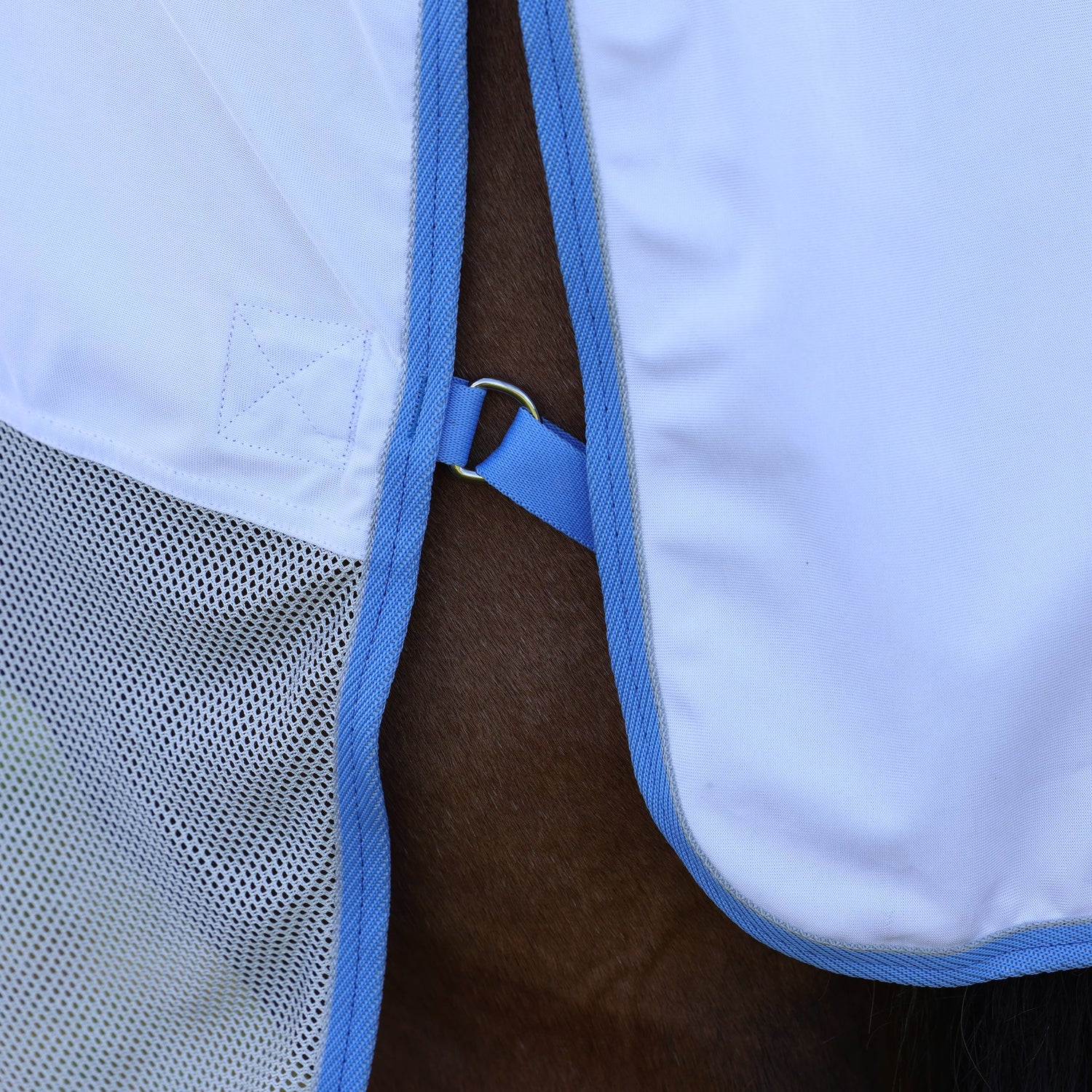 Shires Tempest Original Fly Mesh Combo Rug #colour_white