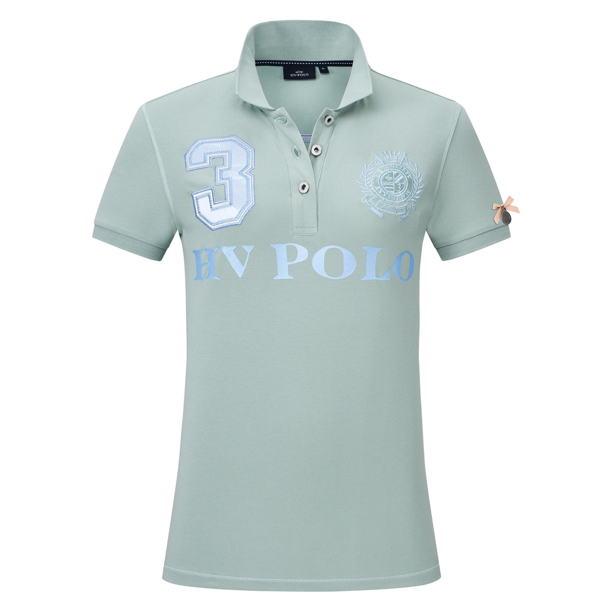 HV Polo Favouritas EQ Short Sleeve Polo Shirt #colour_aqua-sky