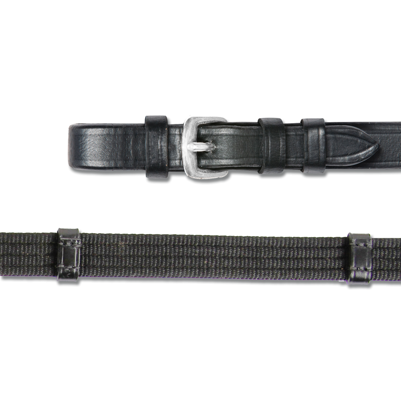 Waldhausen 19mm Extra Long Web Rein #colour_black