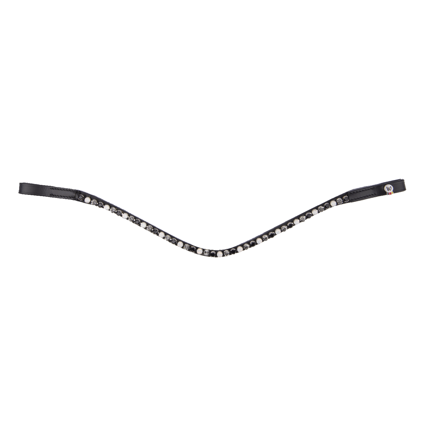 Waldhausen X-line Glam Browband #colour_black-white-grey