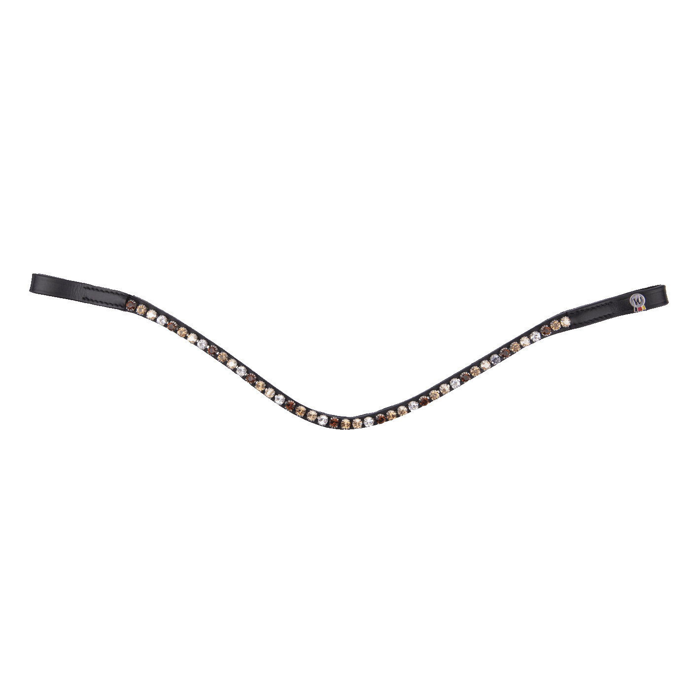 Waldhausen X-line Glam Browband #colour_black-brown-gold-beige-silver