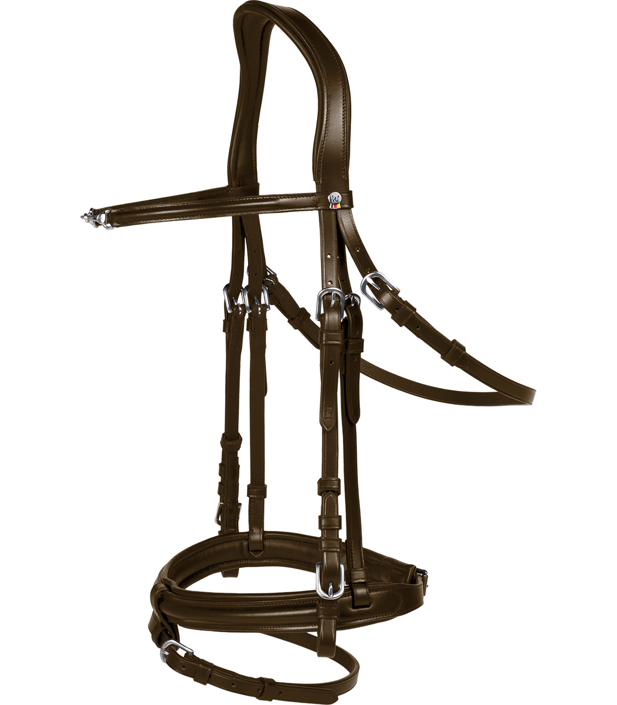 Waldhausen Charmbit X-Line Bridle #colour_brown
