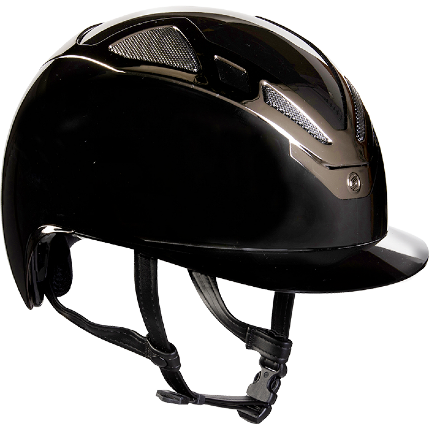 Suomy Apex Chrome Riding Hat #colour_black-glossy