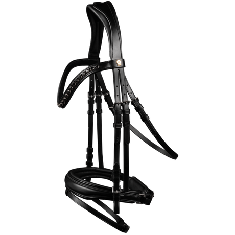 Waldhausen S-Line Patent Blackshine Bridle #colour_black