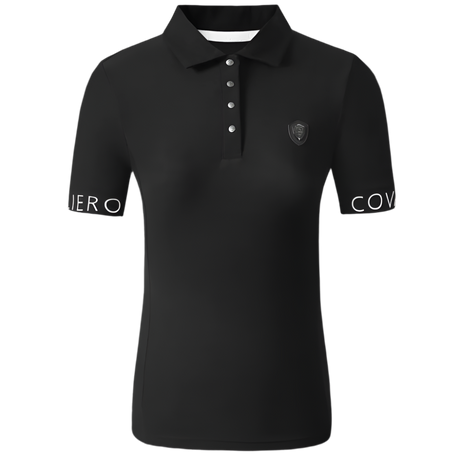 Covalliero Ladies Sporty Polo Shirt #colour_black