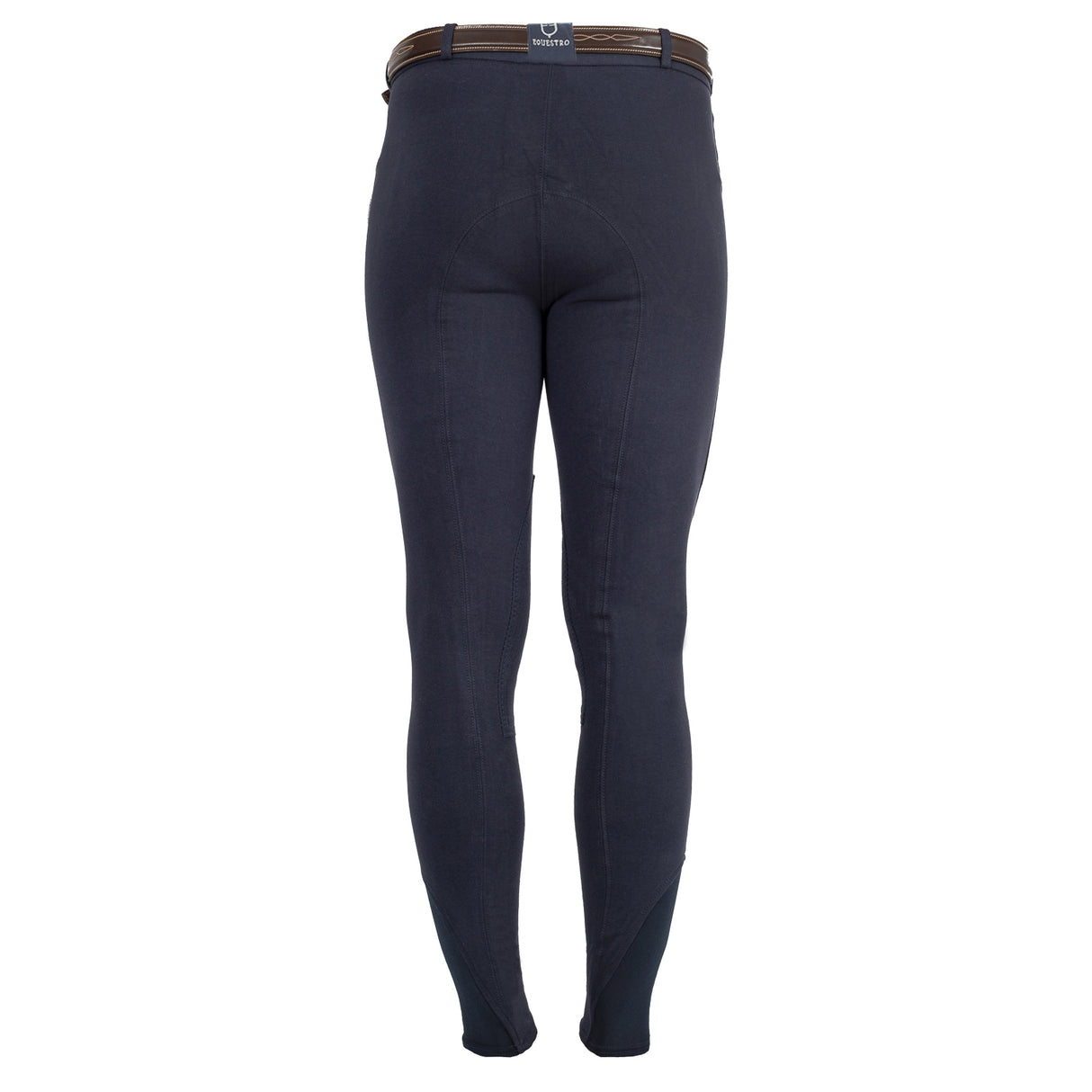 Equestro Urano Model Man Breeches In Stretch Cotton #colour_blue
