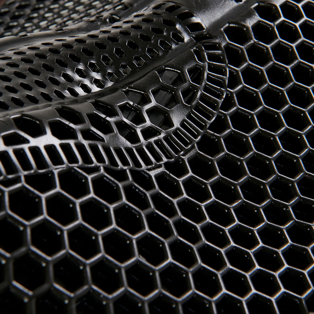 Acavallo Gel Ns Hexagonal Microfleece Flat #colour_black-brown