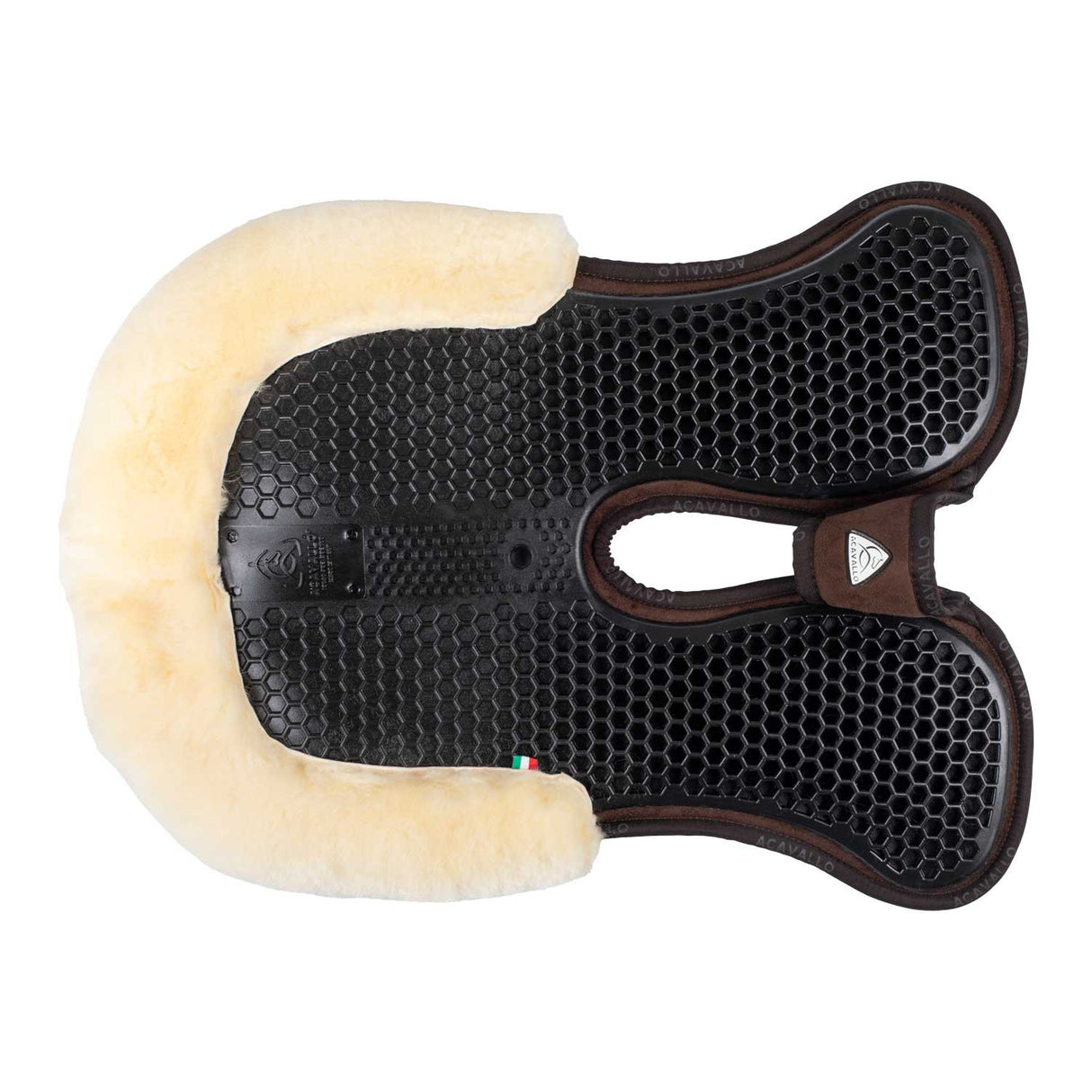 Pad MF-S WFS suede rear sheepskin Hexagonal gel front riser