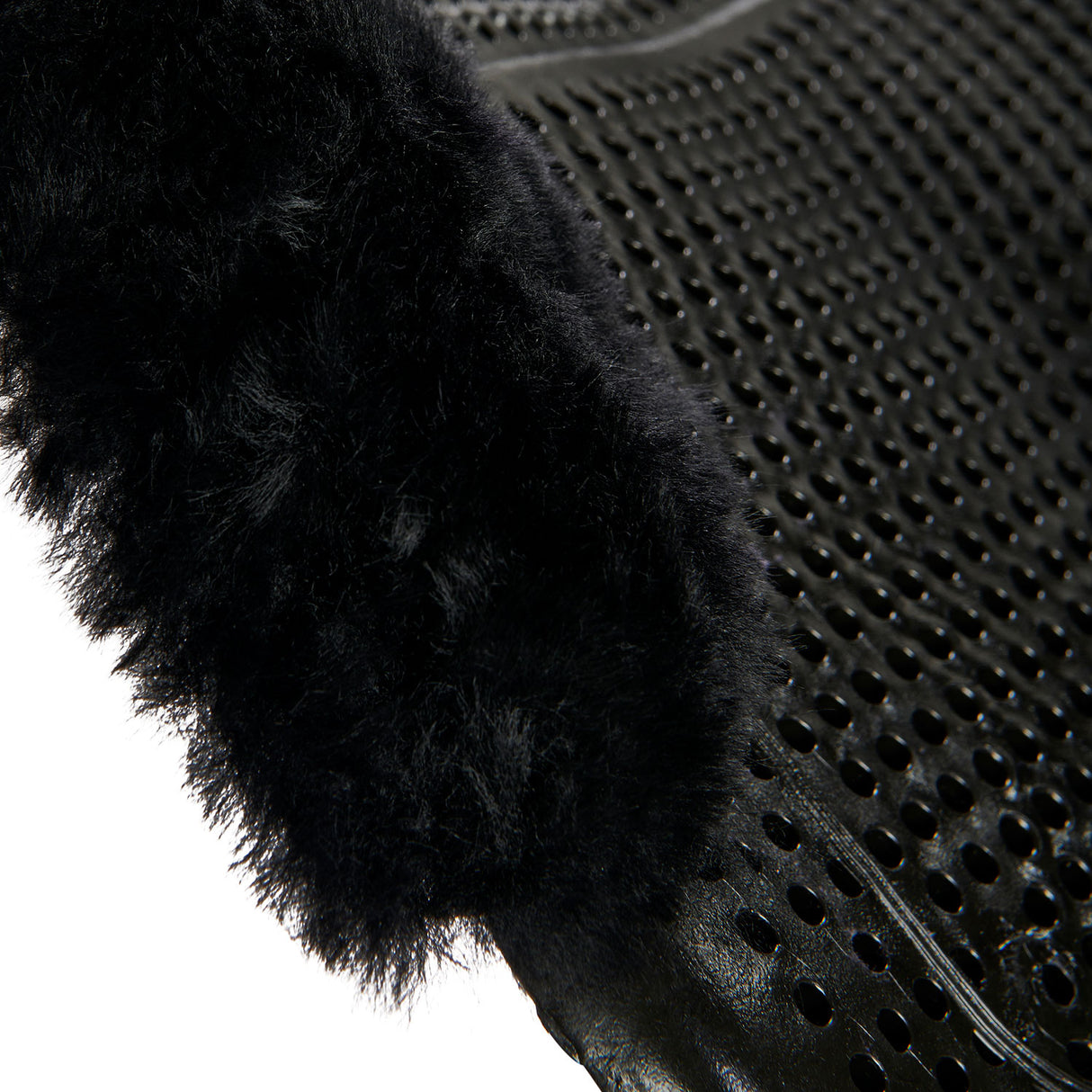 Acavallo Gel Ns-S Classic-S 1/2 Cut-Out Flat #colour_black-black