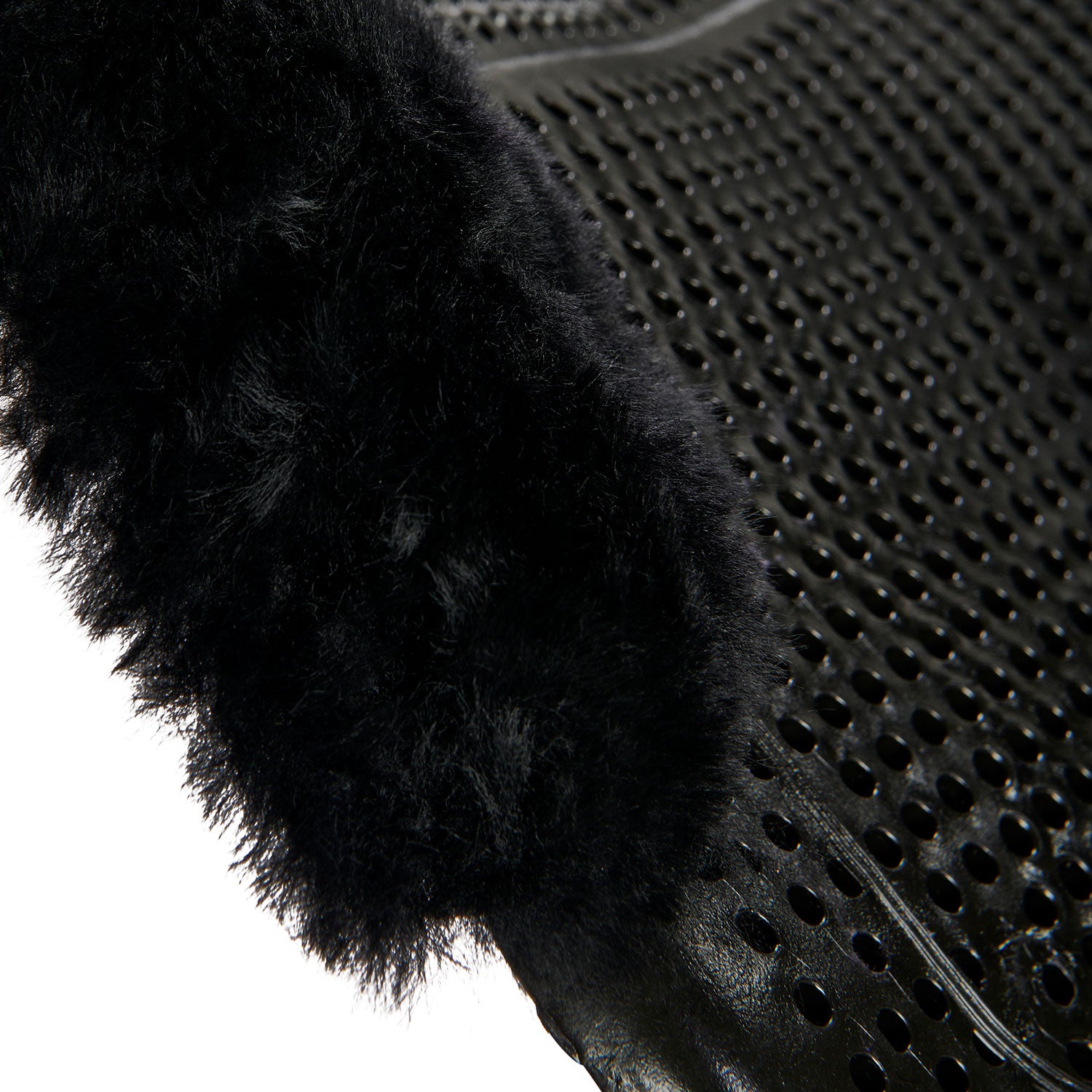 Acavallo Gel Ns-S Classic-S 1/2 Cut-Out Flat #colour_black-black