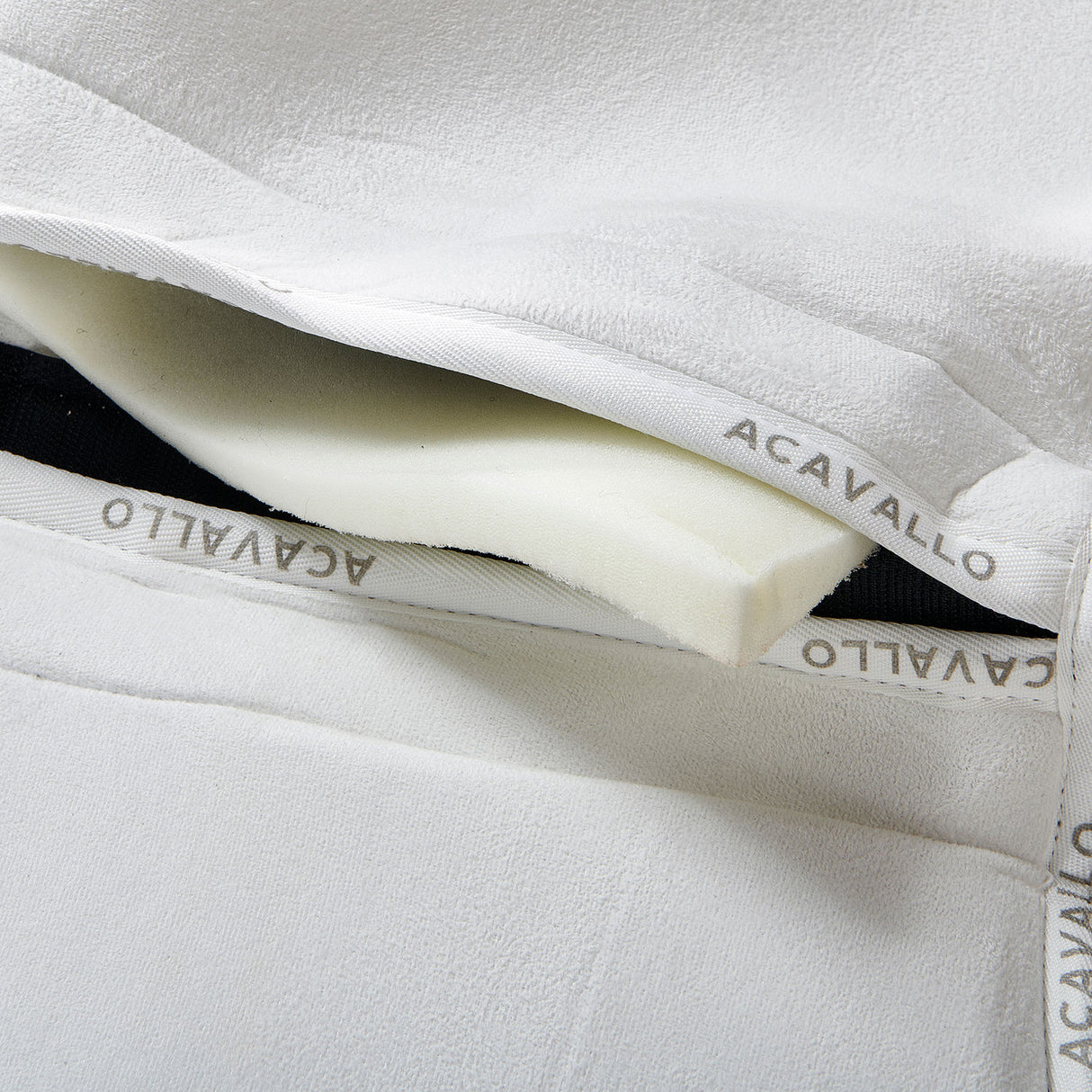 Acavallo Pad Mf Hps Cw-Cs Suede Flat Configurable Pocket #colour_white