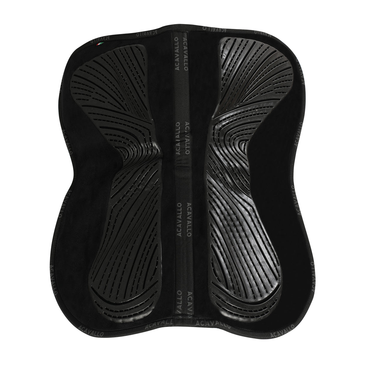 Acavallo Pad MF HPS CW-CS Suede Grip Gel Flat Configurable Pocket #colour_black