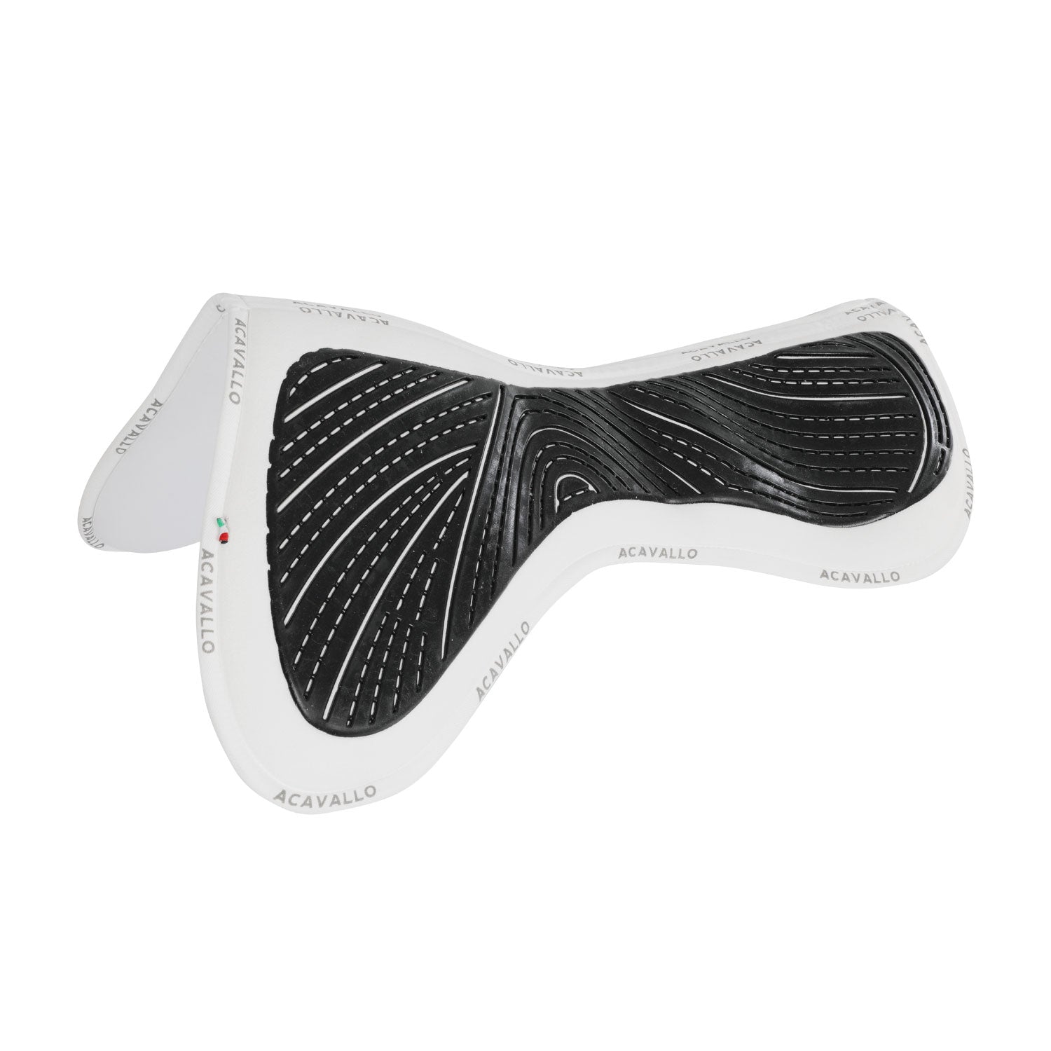 Acavallo Pad MF JCCS CW-CS Suede Gel Grip Flat #colour_white