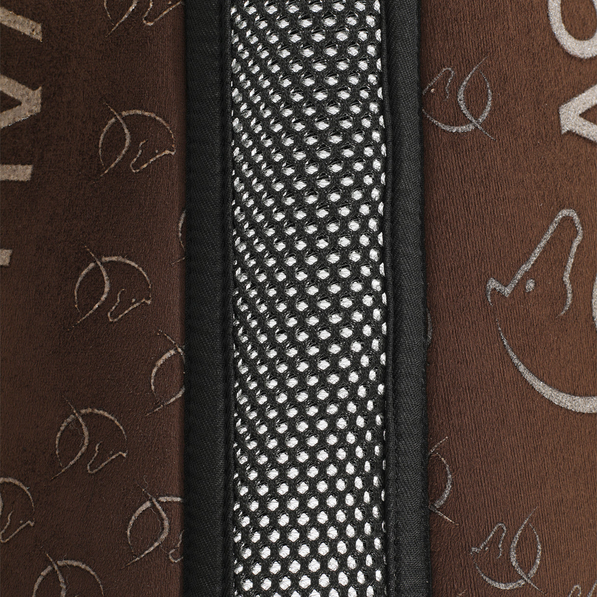 Acavallo Pad MF DS SW-3DS Suede Silicone Grip Flat #colour_brown