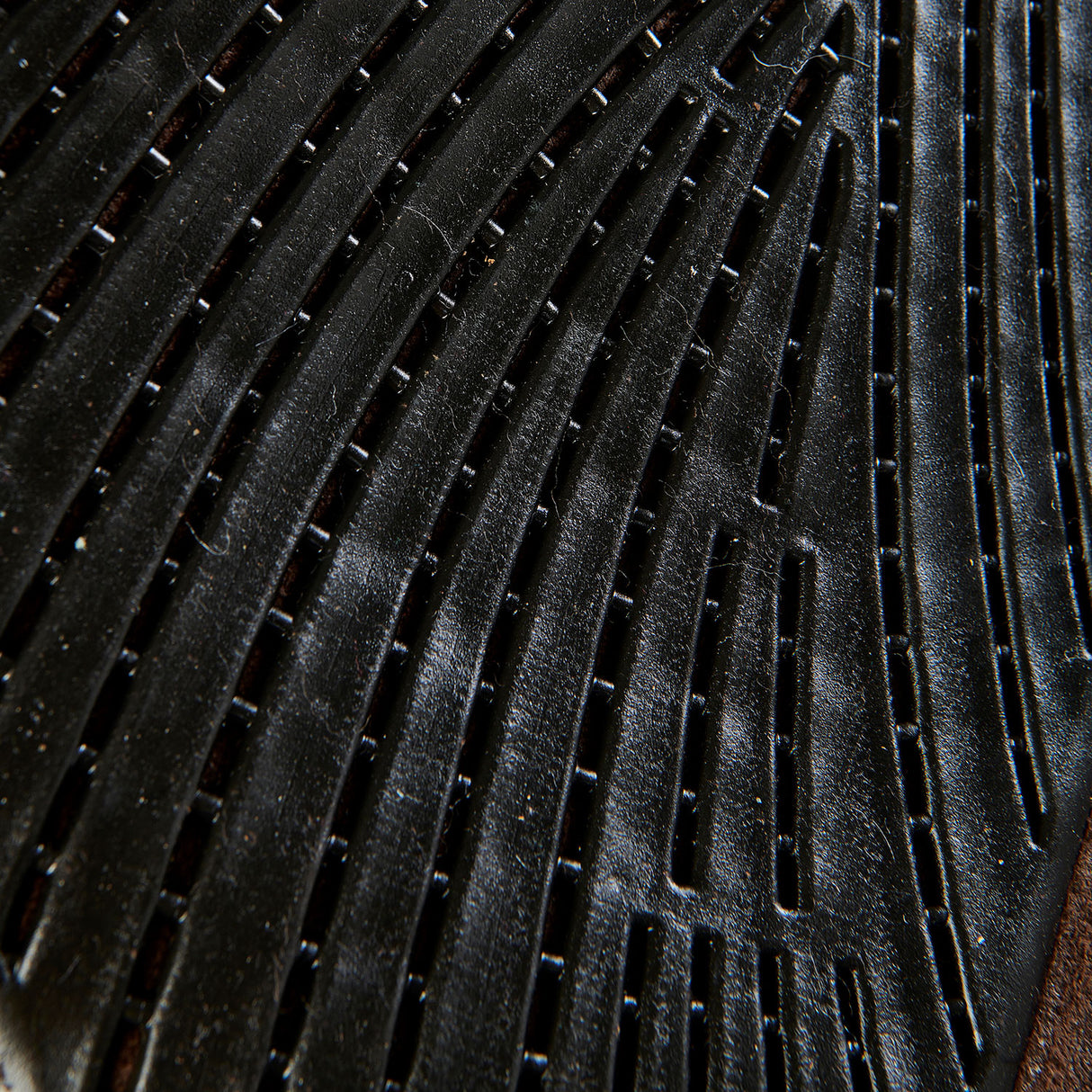 Acavallo Saddle Pad JS-S CW-CS Cut-Out Numnah Twin Sided Gel Grip #colour_brown-brown