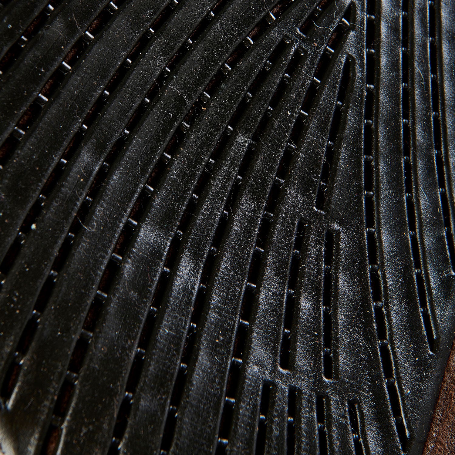 Acavallo Saddle Pad JS-S CW-CS Cut-Out Numnah Twin Sided Gel Grip #colour_brown-brown