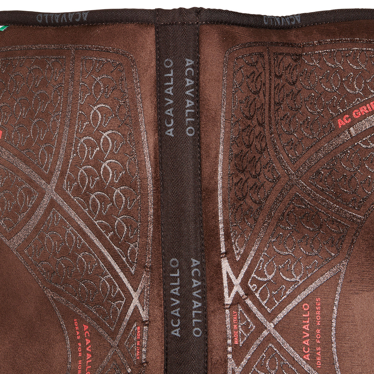 Acavallo Pad MF HPS CW-CS Suede AC Grip Flat #colour_brown-brown