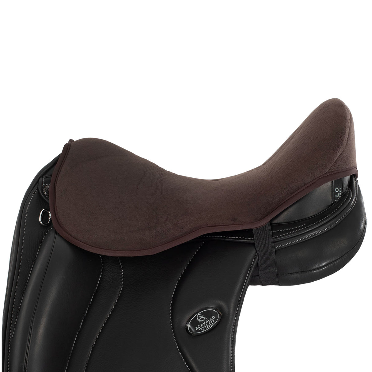 Acavallo Dressage 10mm Gel Seat Saver Dri-Lex #colour_brown
