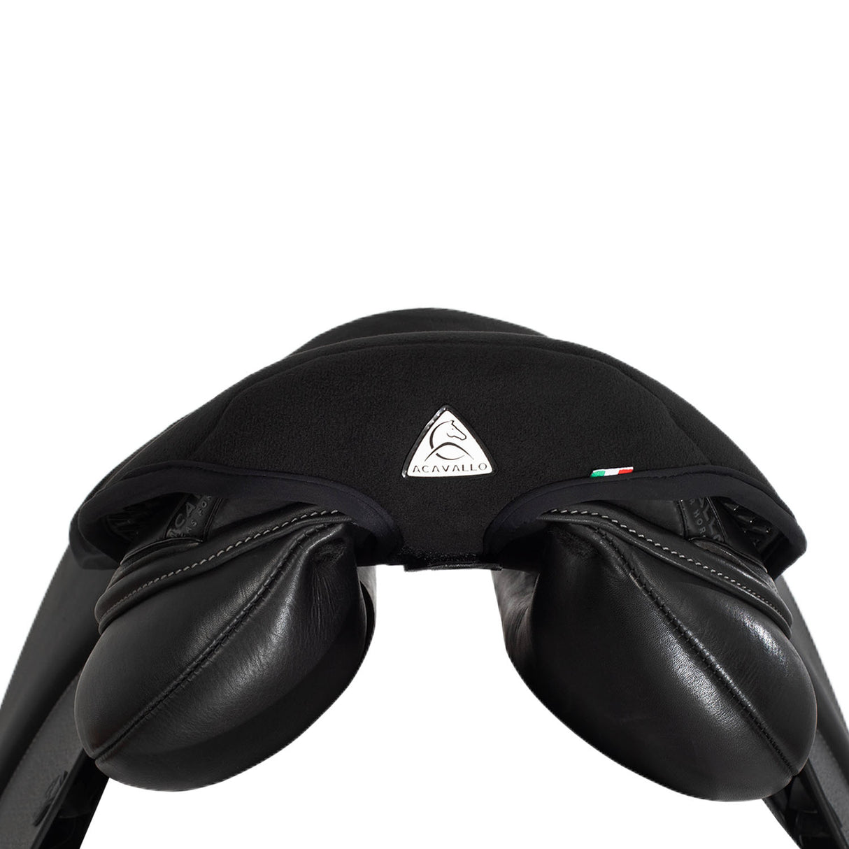 Acavallo Ortho-Pubis Seat Saver Jumping Classic Gel-In Dri-Lex 20mm #colour_black