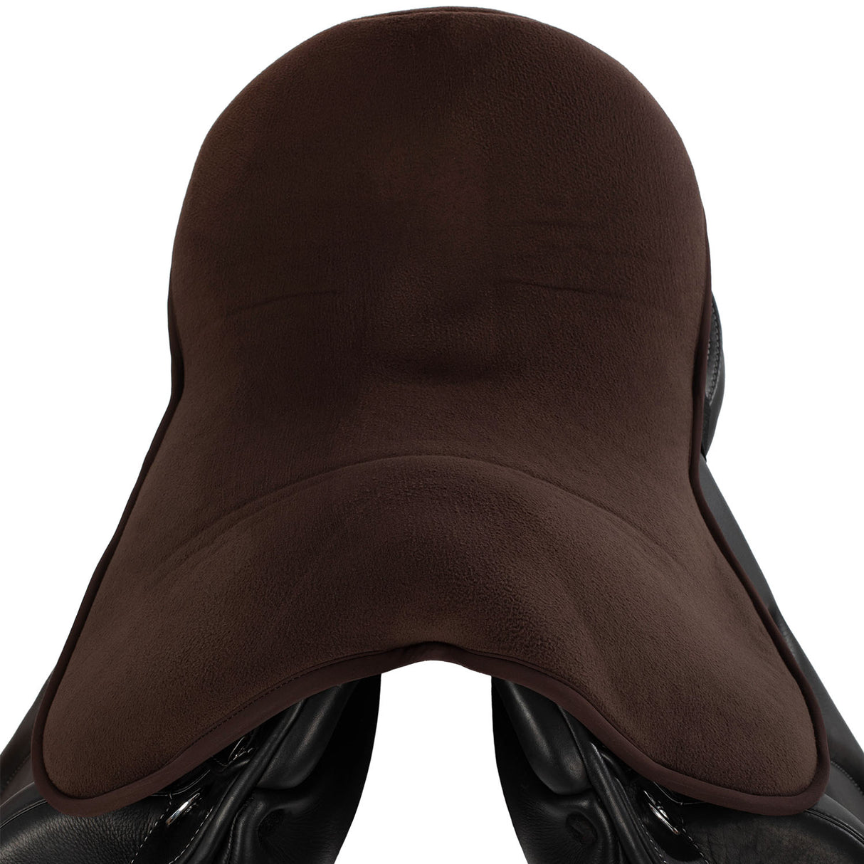 Acavallo Ortho-Coccyx Seat Saver Dressage Classic Gel-In Dri-Lex 20mm #colour_brown