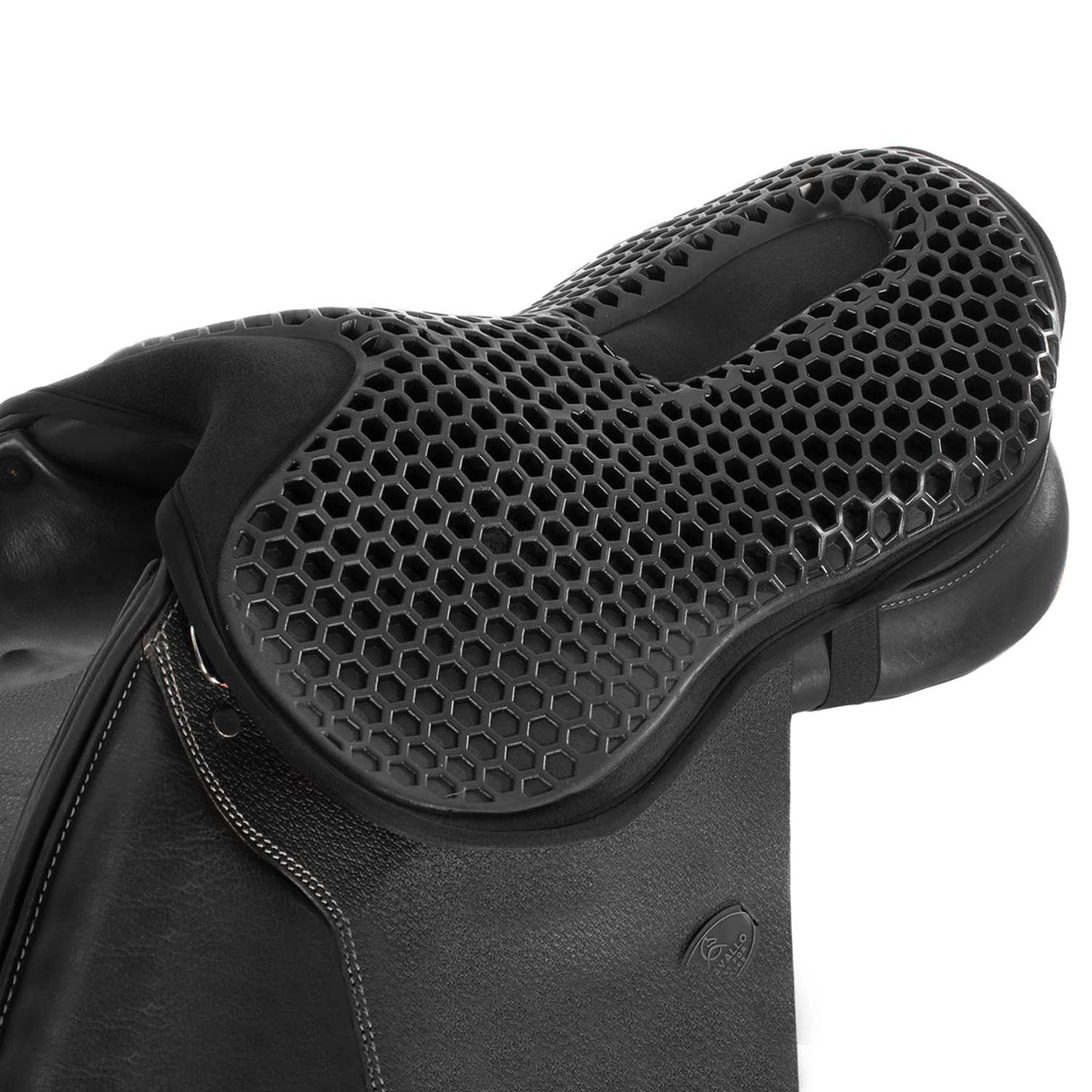 Acavallo Ortho-Coccyx Seat Saver Jumping Hexagonal Gel-Out Dri-Lex 20mm "Offer" #colour_black
