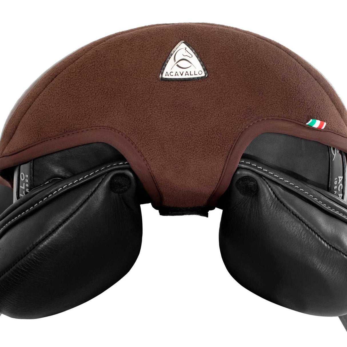 Acavallo Standard Seat Saver Dressage Classic Gel-Out Dri-Lex 20mm #colour_brown