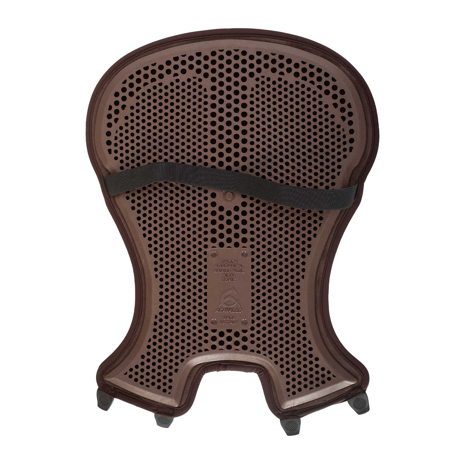 Acavallo Standard Seat Saver Western Classic Gel-In Dri-Lex 10mm #colour_brown