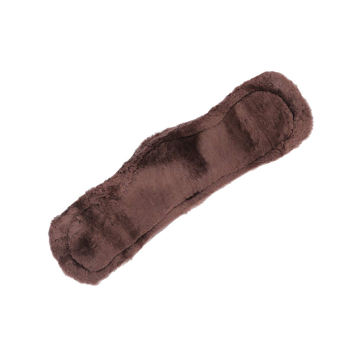 Acavallo Shaped Girth Sleeve Classic Gel Sheepskin #colour_brown