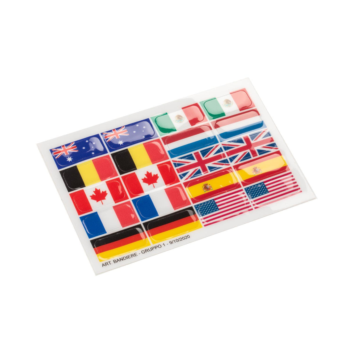 Flag stickers set for Opera stirrups