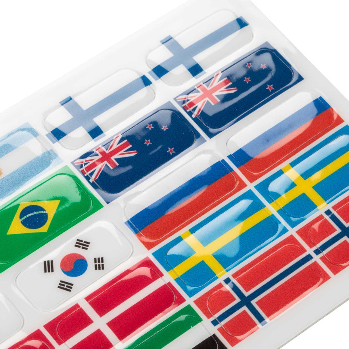 Flag stickers set for Opera stirrups