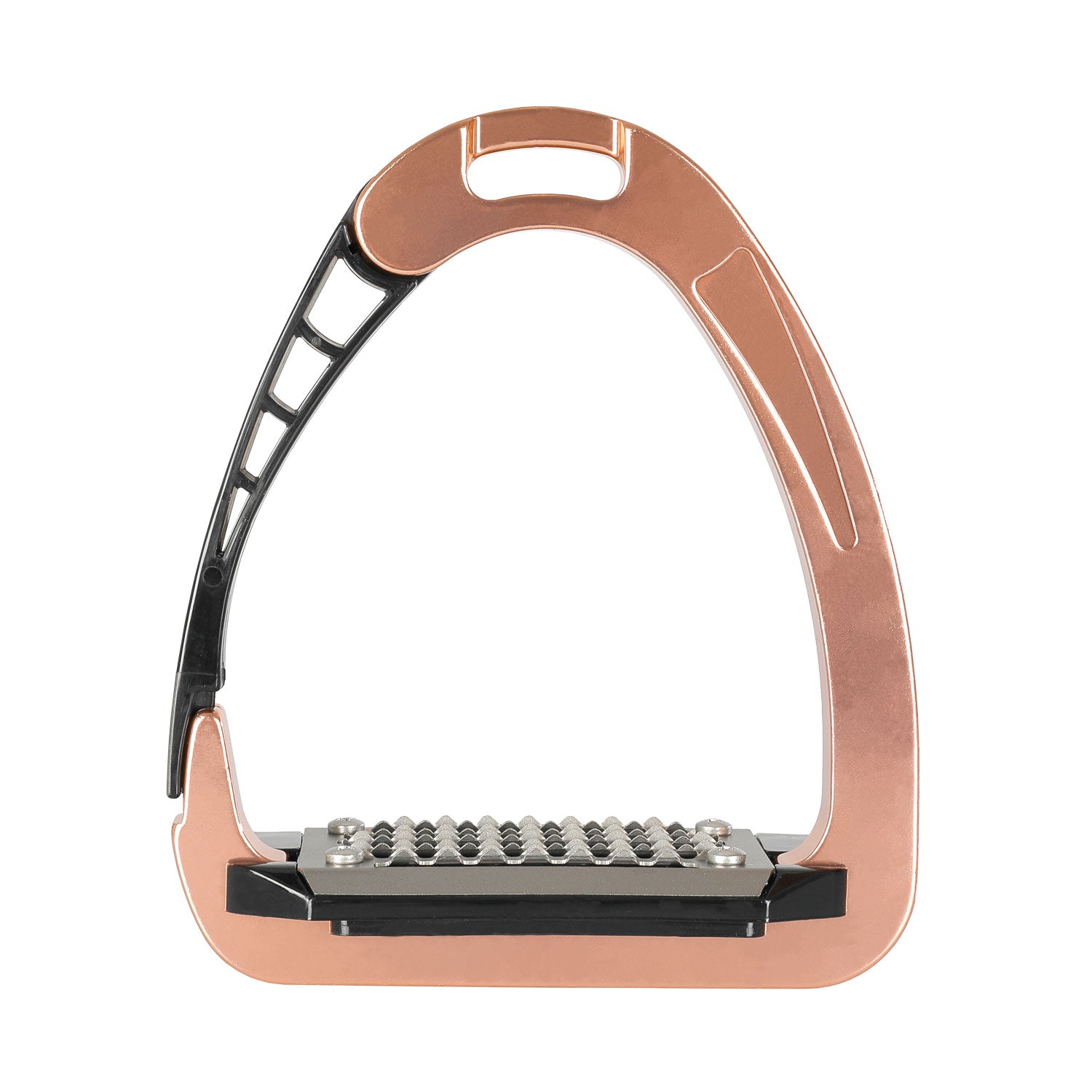 Acavallo Arena Alupro Stirrups #colour_rose-gold