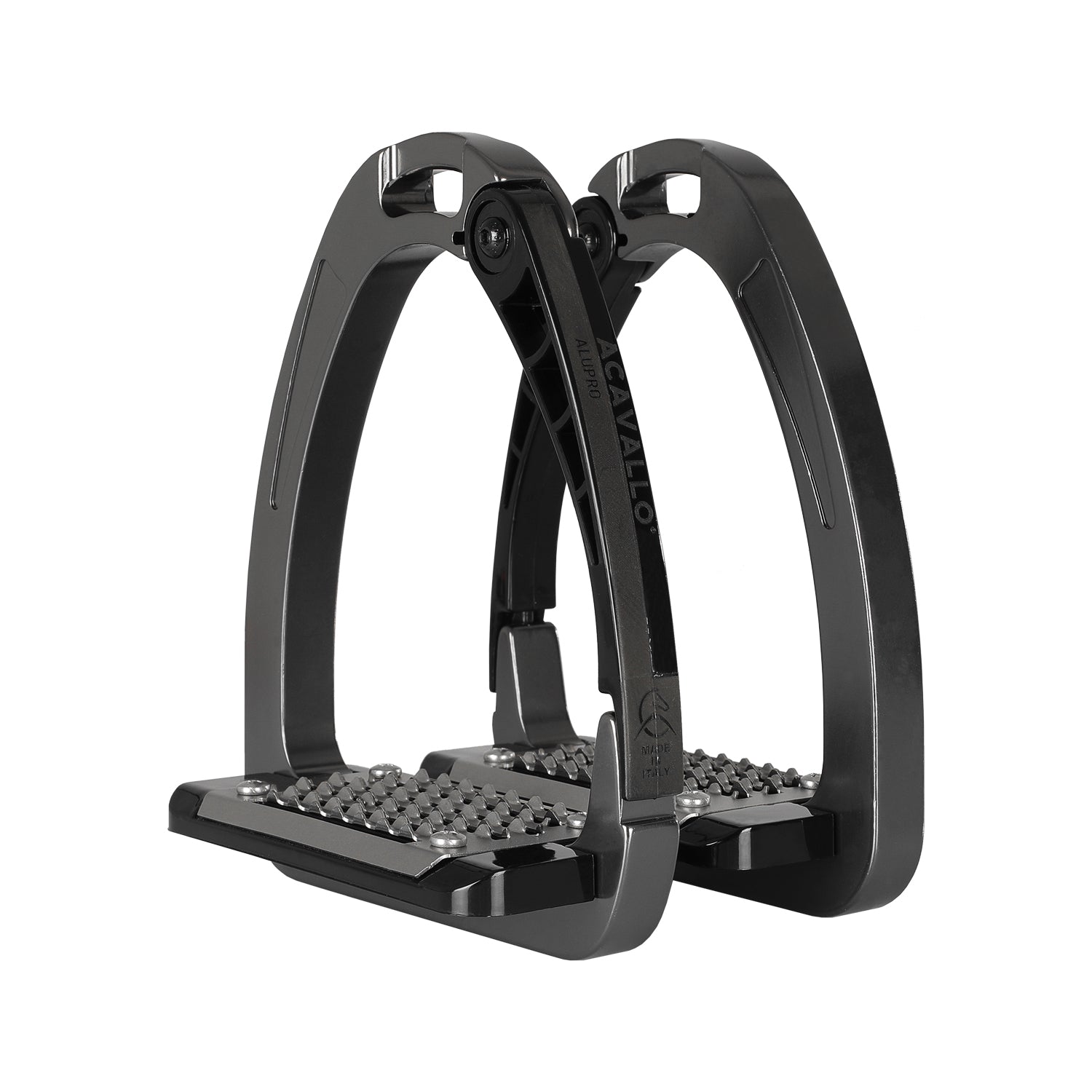 Acavallo Arena Alupro Stirrups #colour_titanium