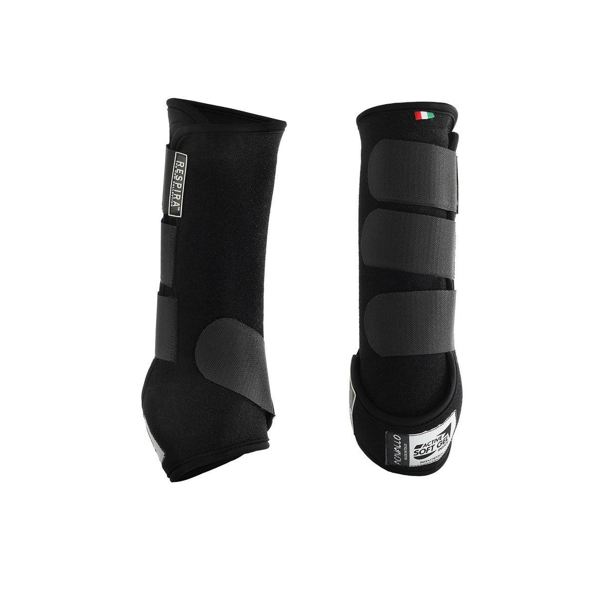 ACAVALLO RESPIRA NEWPRENE BACK BOOTS GEL LINED