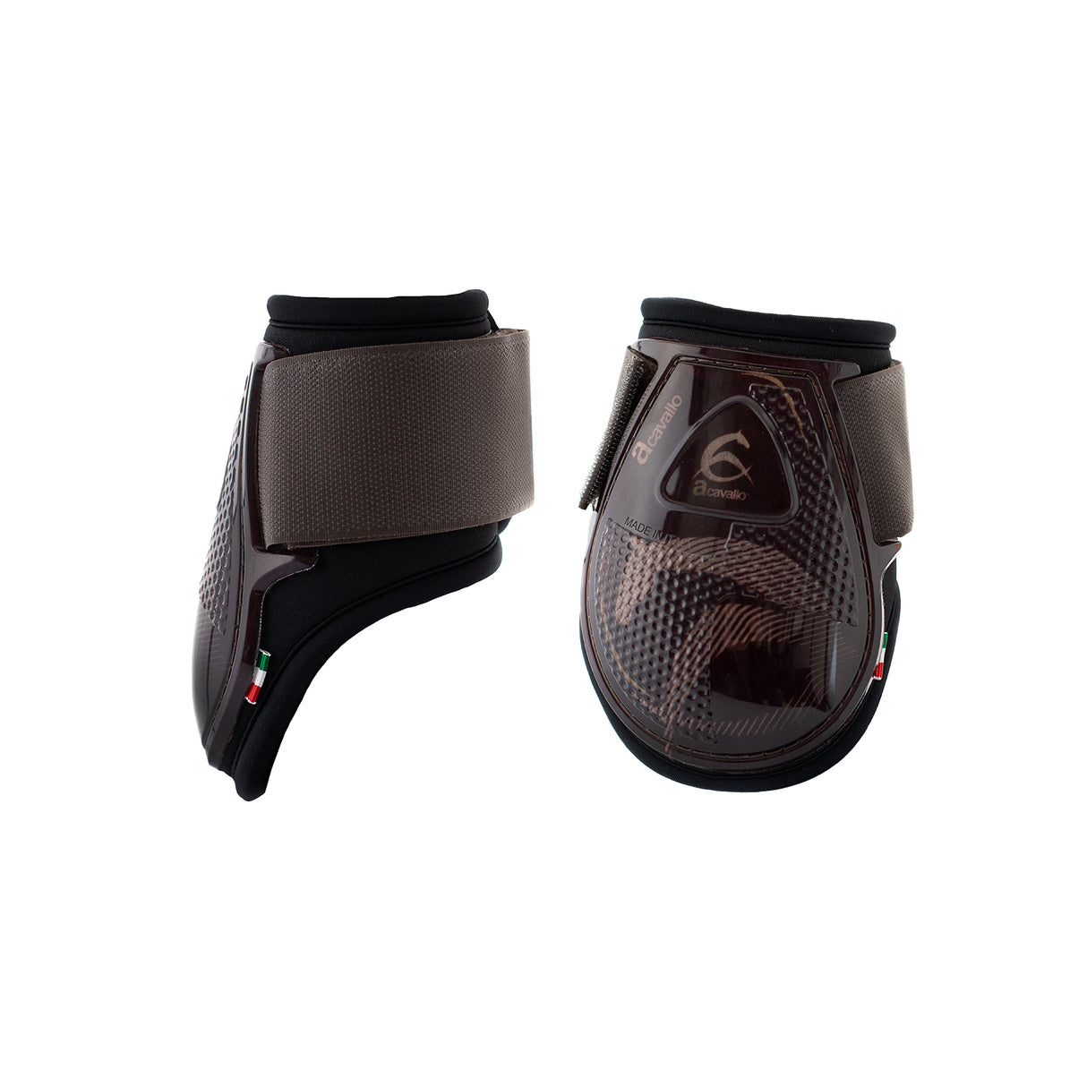 Acavallo Opera Young Fetlock Boots Classic Gel #colour_brown