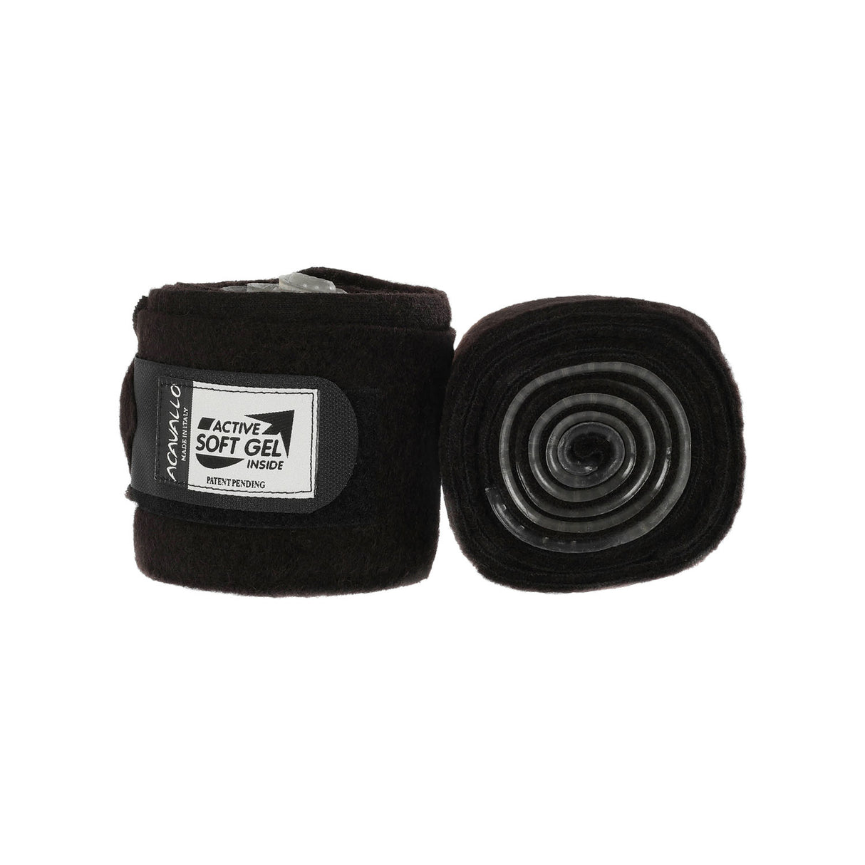 Acavallo Virgin Wool Bandages Classic Gel #colour_brown