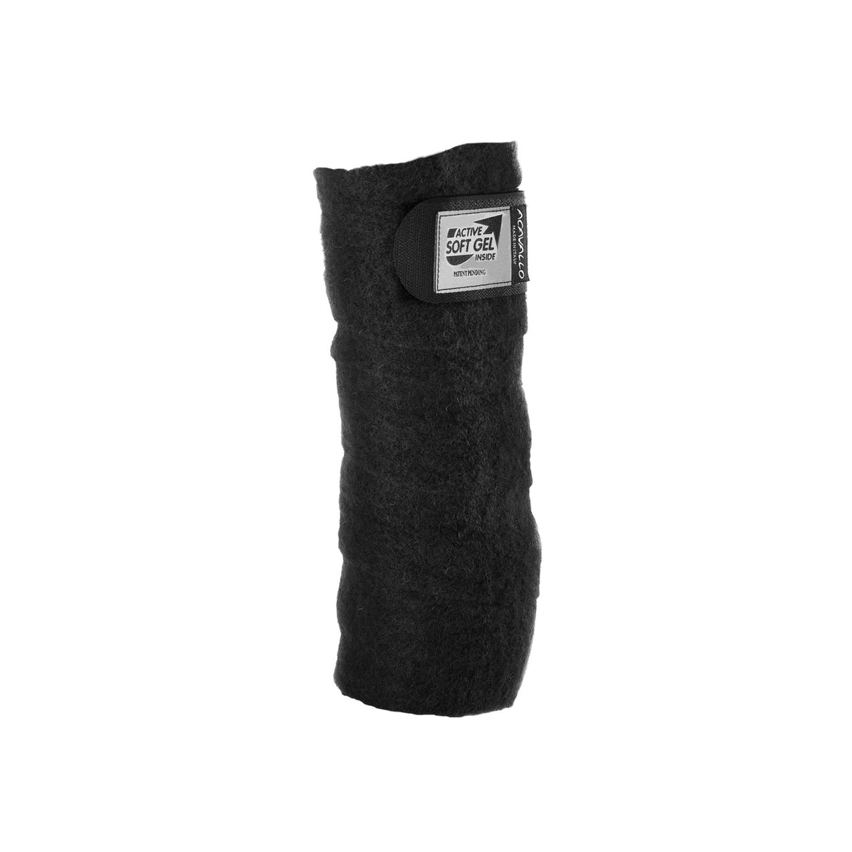 Acavallo Virgin Wool Bandages Classic Gel #colour_black