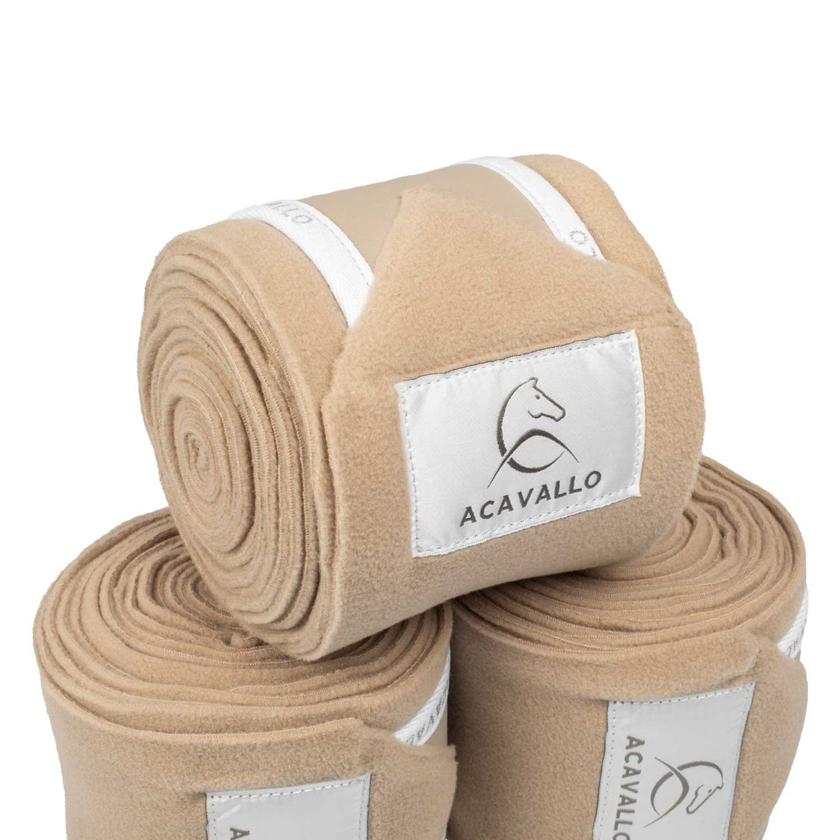 Anti-pilling fleece bandages hook-and-loop closure fastening