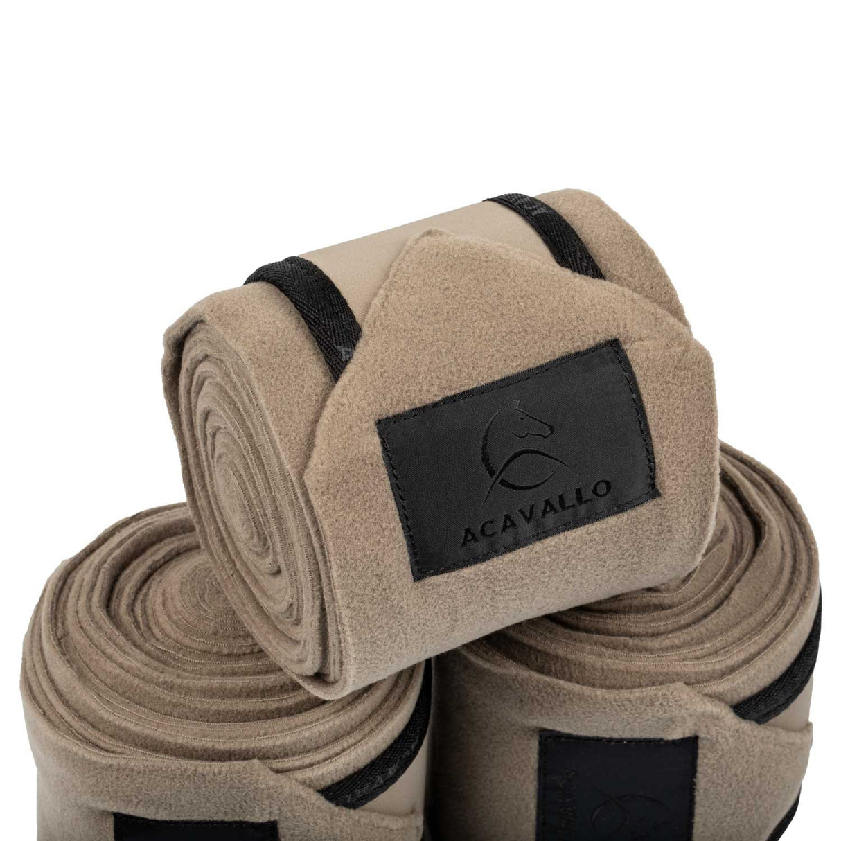 Anti-pilling fleece bandages hook-and-loop closure fastening
