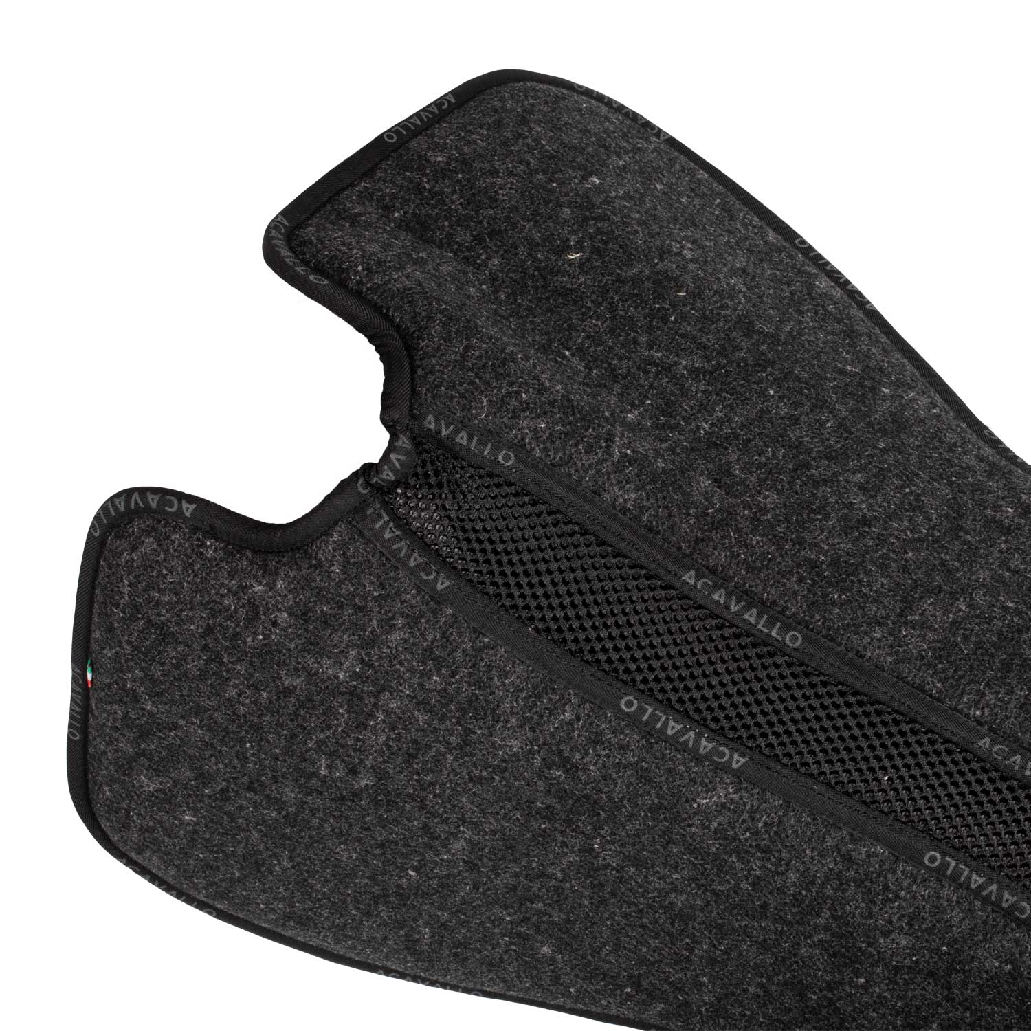 Acavallo Pad Mf Ds Sw-3Ds Double Felt Flat #colour_grey