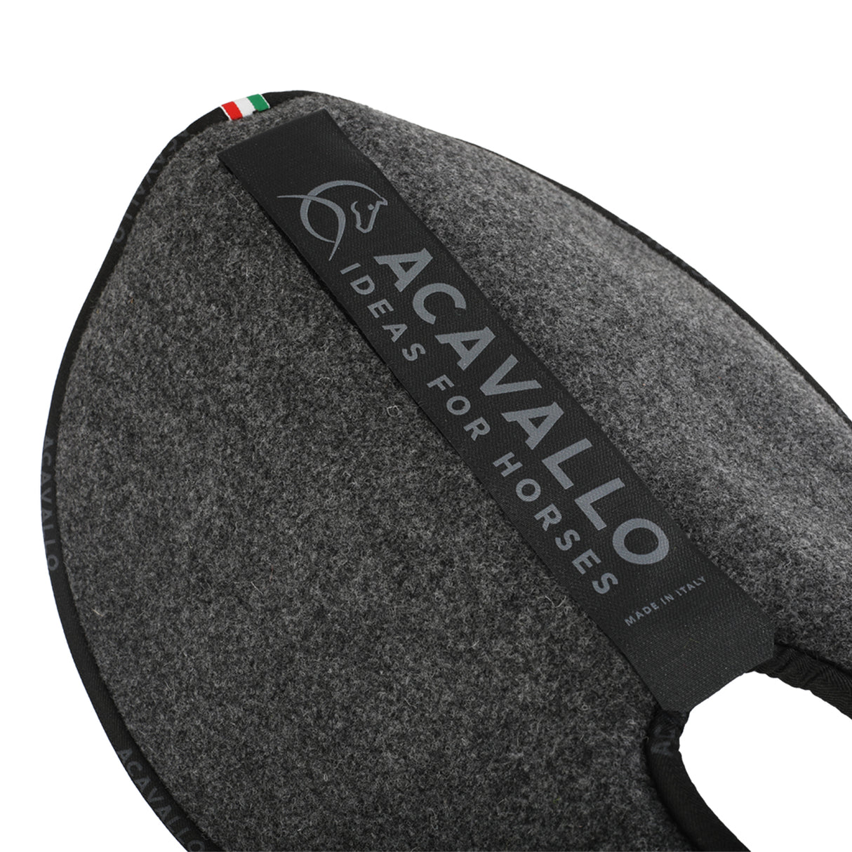 Acavallo Pad Piuma WFS Pocket Double Felt Front Riser #colour_grey
