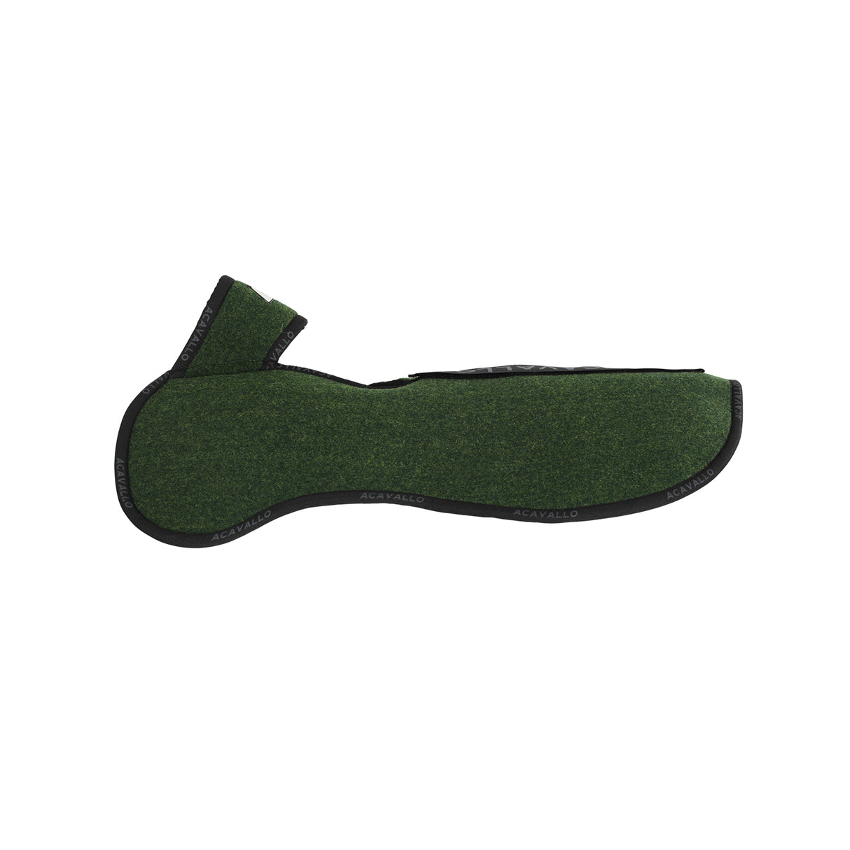 Acavallo Pad Piuma WFS Pocket Double Felt Rear Riser #colour_green
